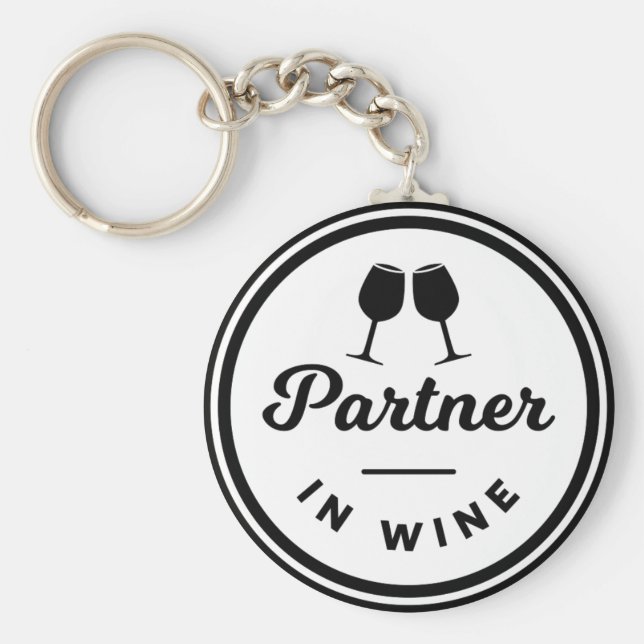 Lättare partner i Nyckelringen Vin Nyckelring (Framsidan)