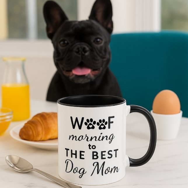 Lättare Personlig Fransk Bulldog Hund älskare Mamm Mugg (Skapare uppladdad)