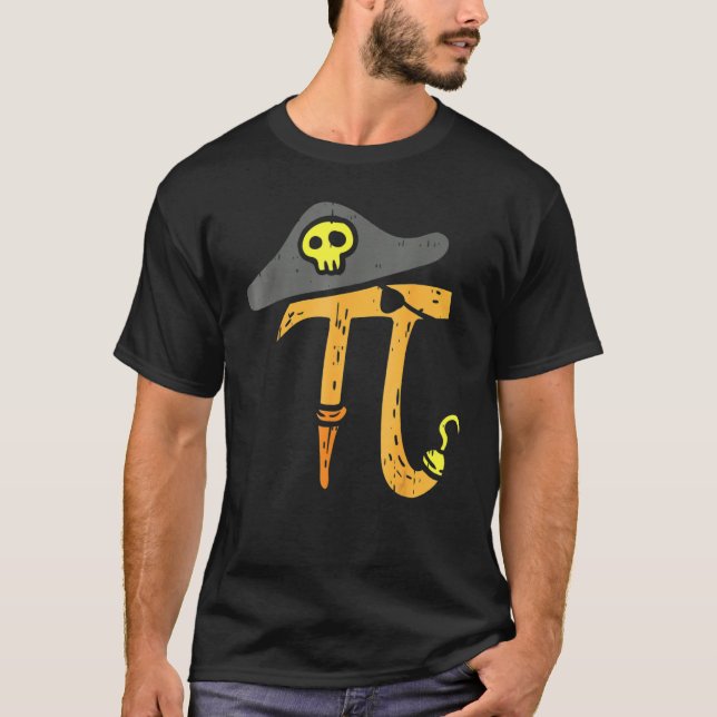 Lättare pi Day 2022 Rate Pirat Älskare Math Geek B T Shirt (Framsida)