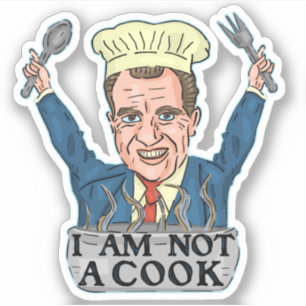 Lättare president Richard Nixon Jag är ingen Cook Klistermärken
