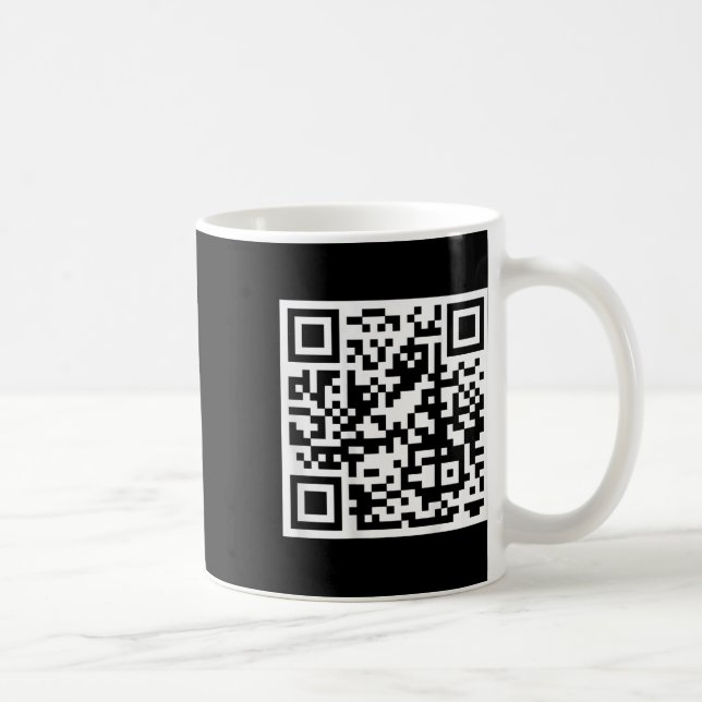Lättare Qr Ordförande Trump 4547 Trump Dancing Cod Kaffemugg (Höger)