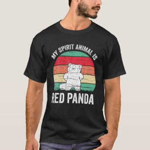 Lättare rödpanda som trenderar mitt spritdjur är r t shirt