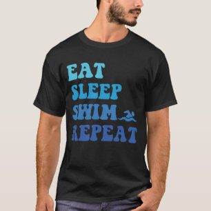 Lättare Simma i viloläge Upprepa - Coola Idea för T Shirt