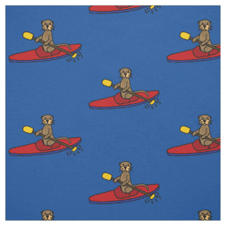 Lättare sjön Otter Kayaking-Tecknaden Tyg