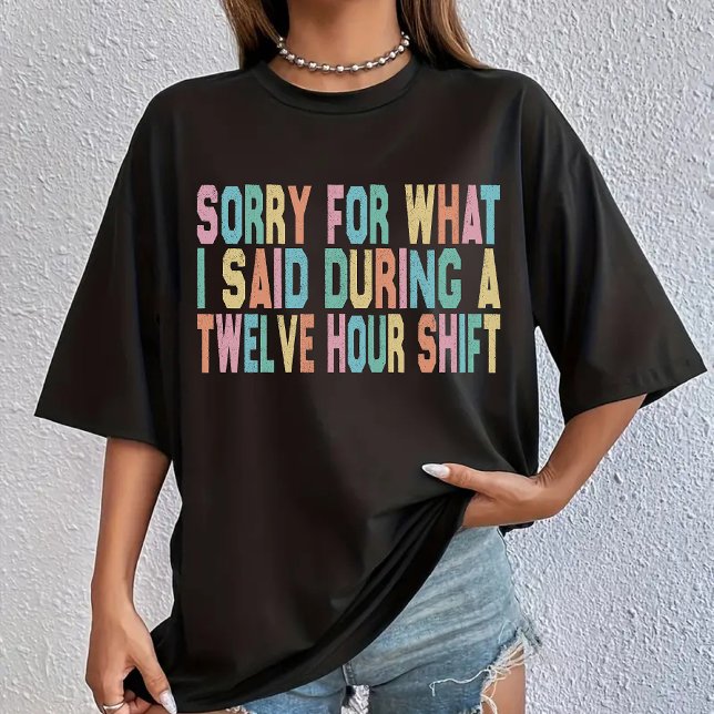 Lättare sjuksköterska, sjuksköterska och hälsovård t shirt (nurse shirt, funny nurse shirt, emergency nurse gift, 12-hour shift shirt, nursing school shirt)