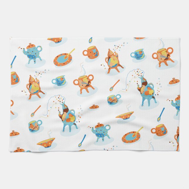 Lättare te - party. kökshandduk (Horisontell)