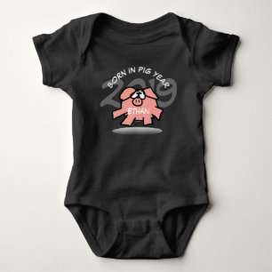 Lättare Tecknad Rosa Gris anpassningsbar Personlig T Shirt