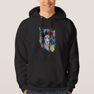 Lättare tiger-arbete Art Kung av För manar djurkvi Hoodie