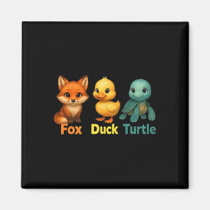 Lättare Trump Subtle Fox Anka Turtle Cute Animal 2 Magnet
