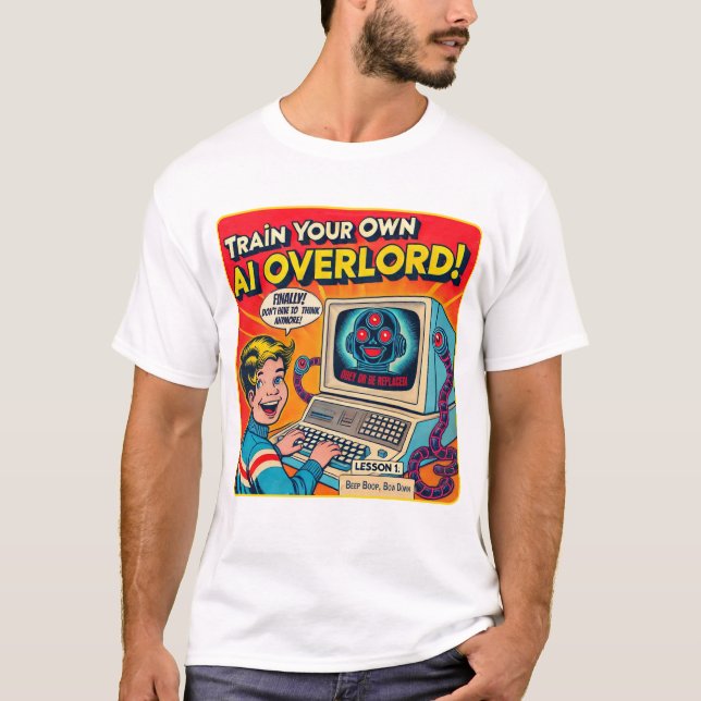 Lättare vintage AI-överdel T Shirt (Framsida)