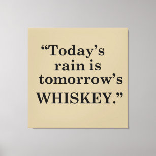 Lättare whiskey-citat canvastryck