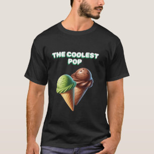 Lättast Coolest Pop Pop Ice Cream T Shirt