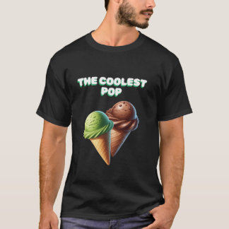 Lättast Coolest Pop Pop Ice Cream T Shirt