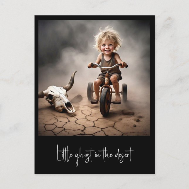 " Lättaste GHOST I ÖNSKAN " Vykort (Framsida)