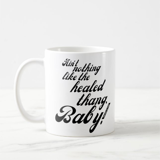 Lättat Thang, 11 oz Kaffemugg (Vänster)