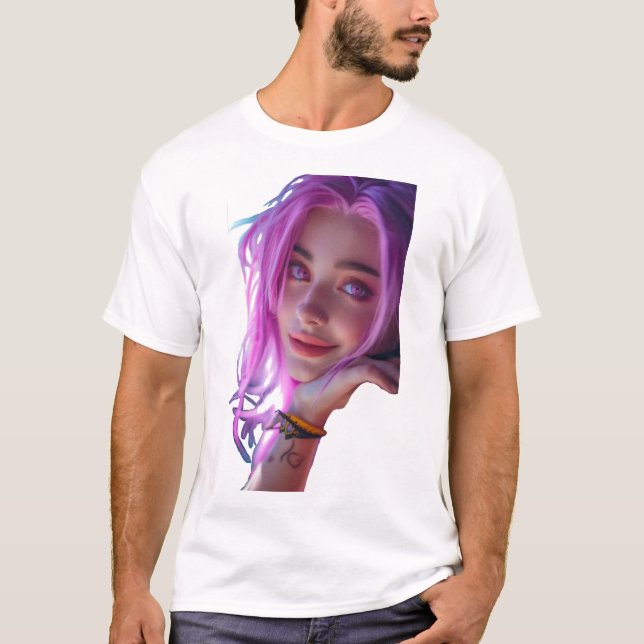 Lättaxad passning T-Shirt (Framsida)