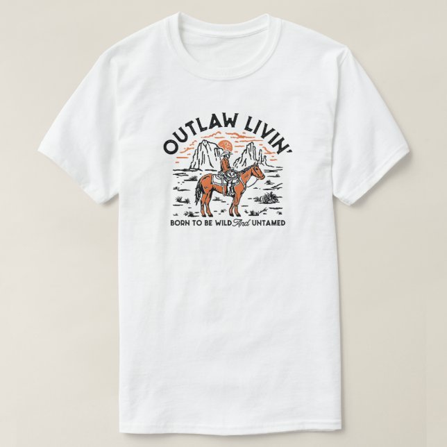Lättbo Cowboyen T Shirt (Design framsida)