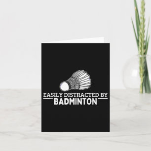 Lättdistraherat av Badminton Shuttle Funny Badmi Kort