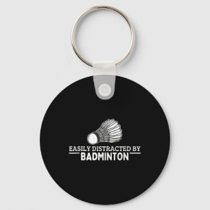 Lättdistraherat av Badminton Shuttle Funny Badmi Nyckelring