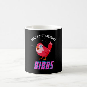 Lättdistraherat av fåglarnas flotta fågelskydd kaffemugg