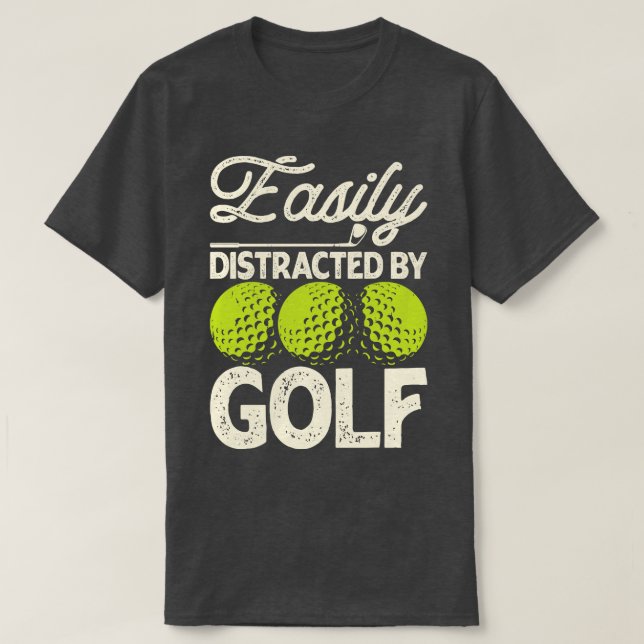 Lättdistraherat av Golf T-skikt för kvinnor i Mana T Shirt (Design framsida)