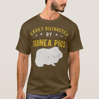Lättdistraherat av Guinea grisar Premium T Shirt