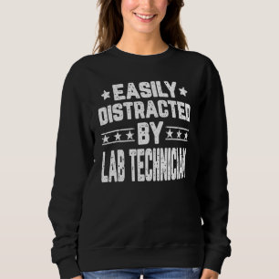 Lättdistraherat av laboratoriet för laboratorietek t shirt