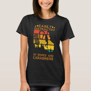 Lättdistraherat av repor och karabiners Sten Cli T Shirt