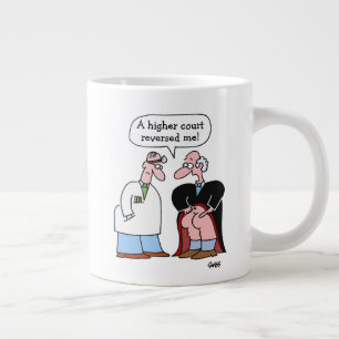 Lättdomaren och Tecknaden i Doktor och advokaten Jumbo Mugg