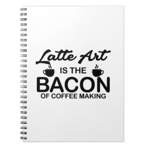 Latte Art Anteckningsbok