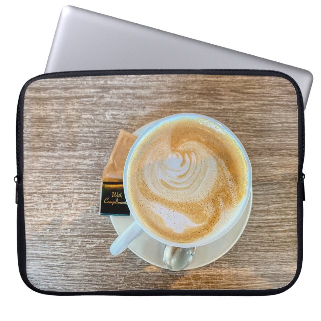 Latte Art Laptop Fodral (Framsidan)