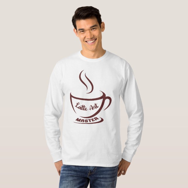 Latte Art Master T-Shirt (Hel framsida)