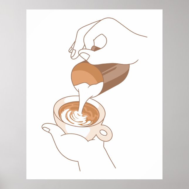 Latte Art Poster (Framsidan)
