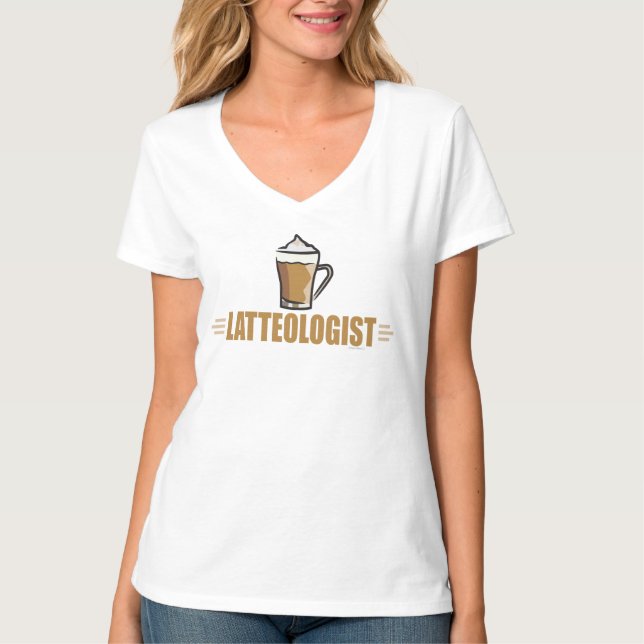 Latte av fruktbar kaffe tee shirt (Framsida)