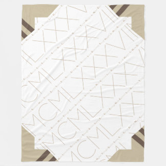 Latte Blanket Fleecefilt