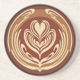 Latte Heart Art Underlägg
