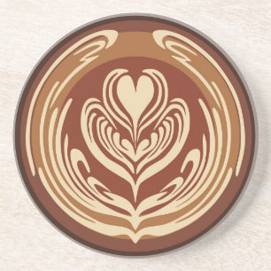 Latte Heart Art Underlägg