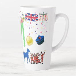 Latte/Kaffe koppar - arbetsdagen Firande