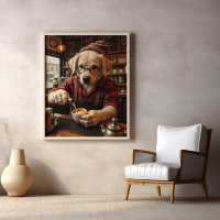 Latte Kärlek från Labrador Barista