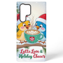 Latte kärlek helgdag cheer Phone Case