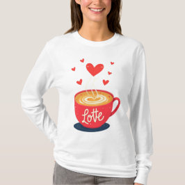 Latte kärlek t shirt