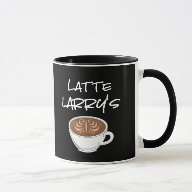 Latte Larrys Roliga Kaffe Mugg (Höger)