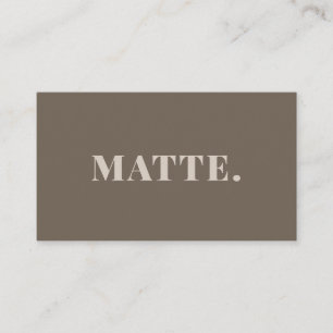Latte Modern Elegant - minimalistisk Professione Visitkort