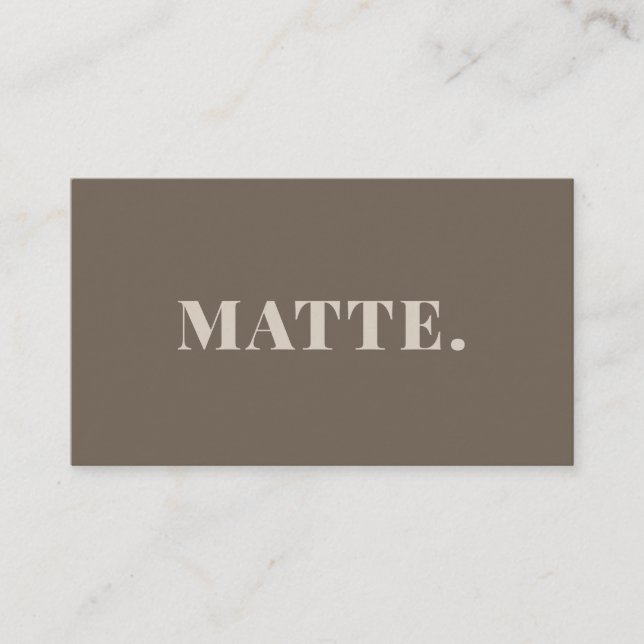Latte | Modern Elegant - minimalistisk Professione Visitkort (Framsida)