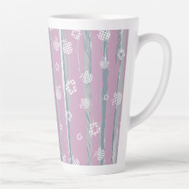 Latte Mug – Gingham Orchard
