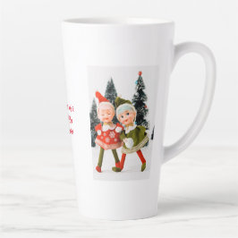 Latte Mug, Merry Christmas Elf
