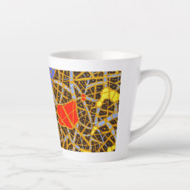 Latte-mugg 0,35 l – GOLD Abstrakt konst av GGAST