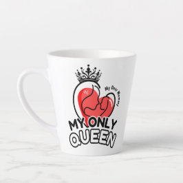 Latte Mugg 12oz : Min enda drottning