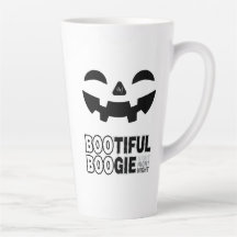 Latte Mugg 17oz: HALLOWEEN Ansikte