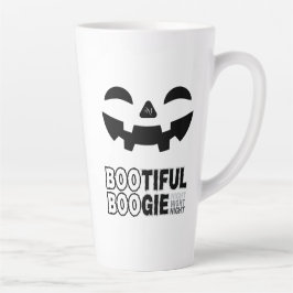Latte Mugg 17oz: HALLOWEEN Ansikte